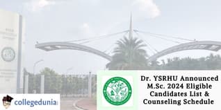 Dr. YSRHU Announced M.Sc. 2024 Eligible Candidates List & Counseling Schedule